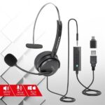 Advance Fejhallgató - SMARTPHONICS 350 (3,5mm Jack/USB, 1,5m kábel, fekete) - Image 4