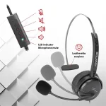Advance Fejhallgató - SMARTPHONICS 350 (3,5mm Jack/USB, 1,5m kábel, fekete) - Image 5
