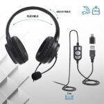 Advance Fejhallgató - SMARTPHONICS 550 (USB, 1,9m kábel, fekete) - Image 8