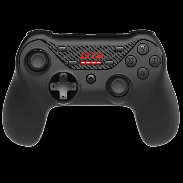 Advance Gamepad Vezeték Nélküli - GTA Gamepad (USB, 12 gomb, PC és PS3 kompatibilis, fekete-piros) - Image 3