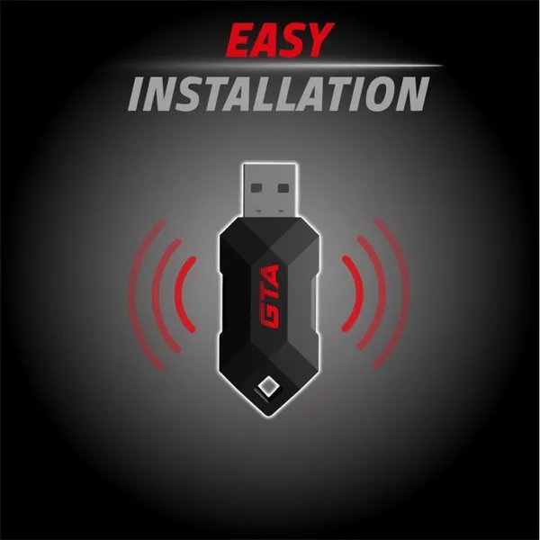 Advance Gamepad Vezeték Nélküli - GTA Gamepad (USB, 12 gomb, PC és PS3 kompatibilis, fekete-piros) - Image 5