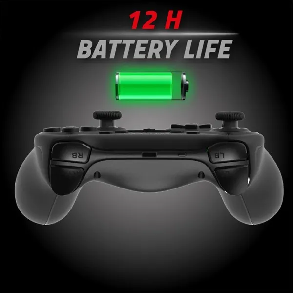 Advance Gamepad Vezeték Nélküli - GTA Gamepad (USB, 12 gomb, PC és PS3 kompatibilis, fekete-piros) - Image 7