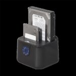 Advance HDD/SSD Dokkoló - DUALDOCK CLONE 2.5" / 3.5" (USB-A3.0 to 2xSATA, fekete)