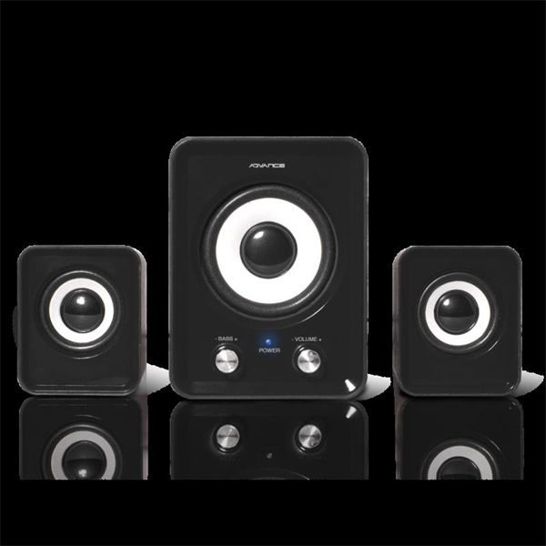 Advance Hangszóró - SOUNDPHONICS 6W RMS (2.1, 3,5 mm Jack, fekete) - Image 2