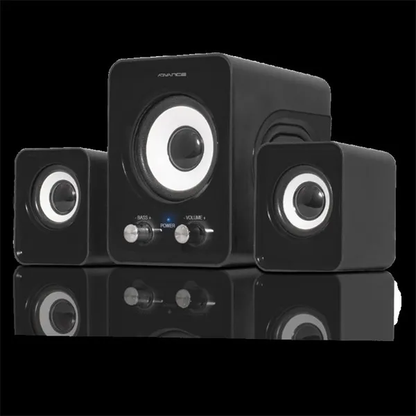 Advance Hangszóró - SOUNDPHONICS 6W RMS (2.1, 3,5 mm Jack, fekete) - Image 4