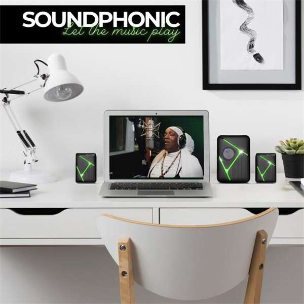 Advance Hangszóró - SOUNDPHONIC RGB 11W RMS BLUETOOTH (2.1, Bluetooth/3,5mm Jack, RGB, fekete) - Image 9