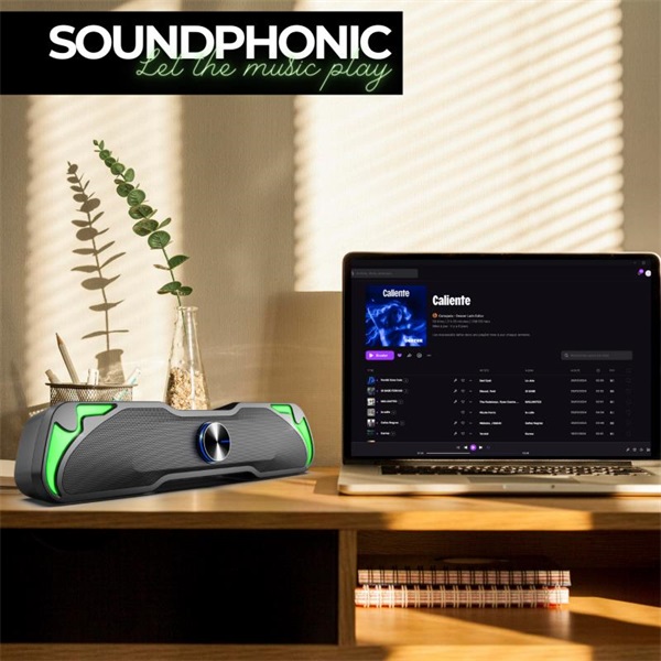 Advance Hangszóró - SOUNDPHONIC RGB 6W RMS BLUETOOTH (2.0, Bluetooth/3,5mm Jack, RGB, fekete) - Image 8