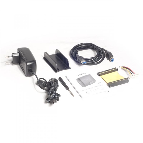 Advance Külső HDD Ház 3.5" - VELOCITY DISK S10 (USB-A3.0 to SATA/IDE, külső táp, fekete) - Image 2