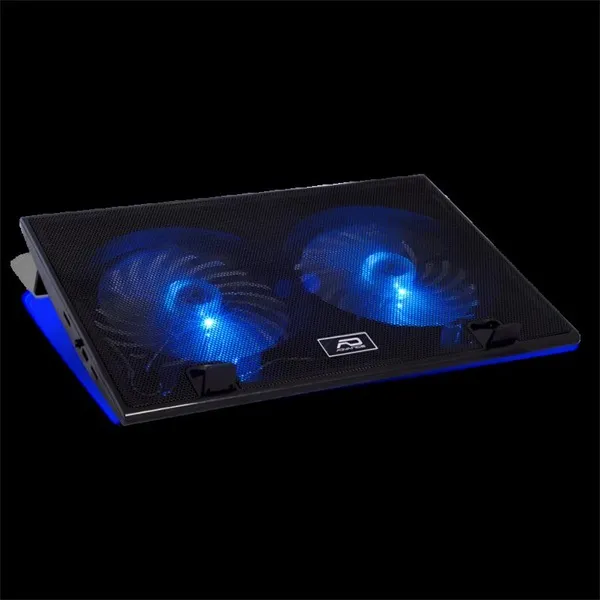 Advance Notebook Hűtőpad 19"-ig - AIRSTREAM 19 (Max.: 19", 2x150mm, 1000rpm, 1xUSB2.0, fekete) - Image 1