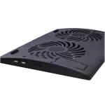 Advance Notebook Hűtőpad 19"-ig - AIRSTREAM 19 (Max.: 19", 2x150mm, 1000rpm, 1xUSB2.0, fekete) - Image 6