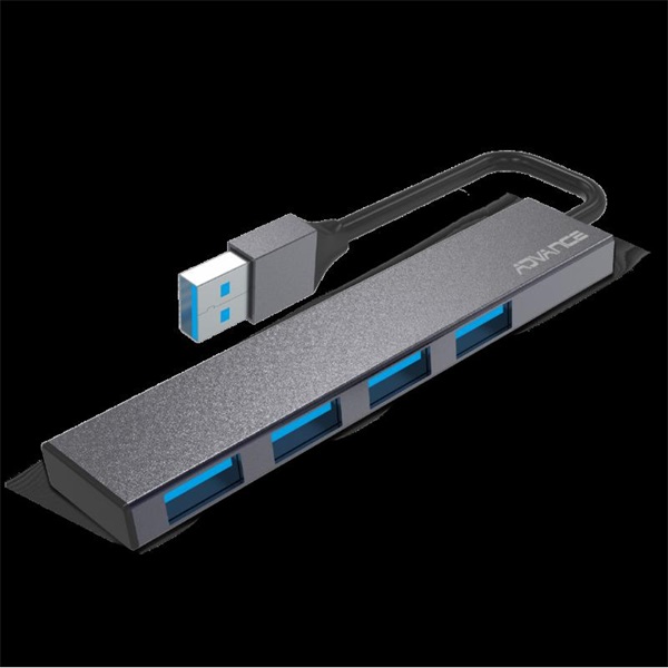 Advance USB Hub - XPAND SMART (USB-A to 4x USB-A3.0, szürke) - Image 2