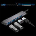 Advance USB Hub - XPAND SMART (USB-A to 4x USB-A3.0, szürke) - Image 3