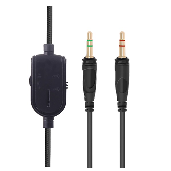 AROZZI Gaming Fejhallgató - Aria (vezetékes, hangerőszabályzó, 3.5mm jack, 2,2m, piros) - Image 3