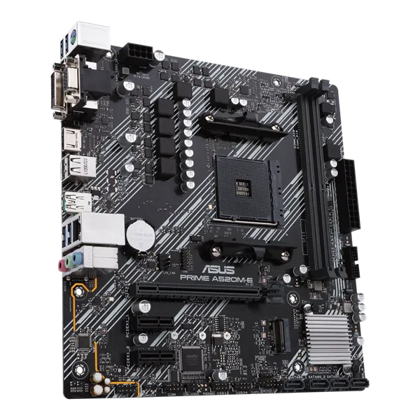 ASUS Alaplap AM4 PRIME A520M-E/CSM AMD A520, mATX - Image 2
