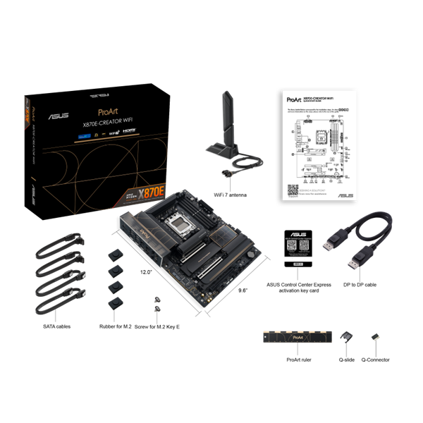 Asus PROART X870E-CREATOR WIFI AMD X870 AM5 ATX alaplap - Image 13
