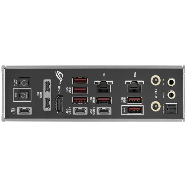 Asus Alaplap - AMD ROG CROSSHAIR X870E DARK HERO AM5 (X870E, ATX, 4xDDR5 8600+MHz, 4xSATA3, 5x M.2, HDMI+2xUSB4) - Image 3