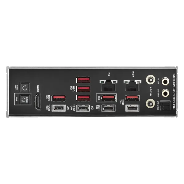 Asus Alaplap - AMD ROG CROSSHAIR X870E HERO AM5 (X870, ATX, 4xDDR5 8600+MHz, 4xSATA3, 5x M.2, HDMI+2xUSB4) - Image 5