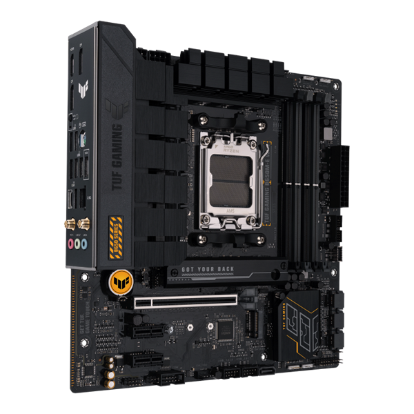 Asus Alaplap - AMD TUF GAMING B650M-E WIFI AM5 (B650, Micro-ATX, 4xDDR5 7600+MHz, 4xSATA3, 2x M.2, HDMI+2xDP) - Image 2