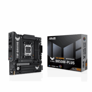 Asus Alaplap - AMD TUF GAMING B850M-PLUS AM5 (B850, ATX, 4xDDR5 8000+MHz, 4xSATA3, 3x M.2, HDMI+DP)