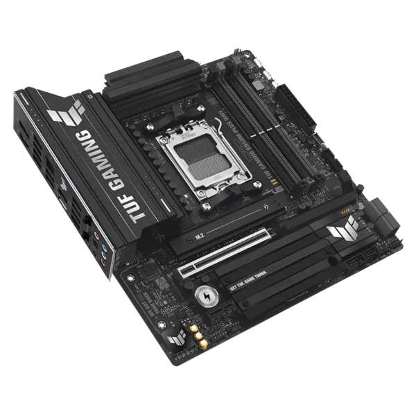 Asus Alaplap - AMD TUF GAMING B850M-PLUS WIFI AM5 (B850, ATX, 4xDDR5 8000+MHz, 4xSATA3, 3x M.2, HDMI+DP) - Image 5