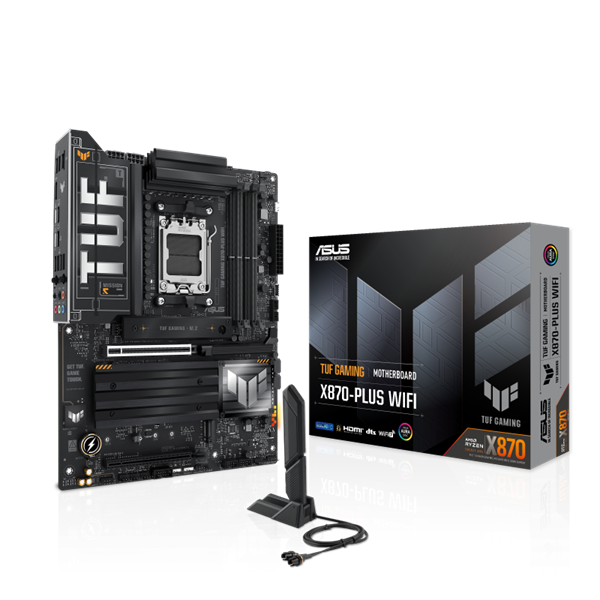 Asus_Alaplap_-_AMD_TUF_GAMING_X870-PLUS_WIFI_AM5_X870_ATX_4xDDR5_8000_MHz_2xSATA3_4x_M2_HDM_USB4-i431562.png Asus Alaplap - AMD TUF GAMING X870-PLUS WIFI AM5 (X870, ATX, 4xDDR5 8000+MHz, 2xSATA3, 4x M.2, HDMI+USB4) - Image 5