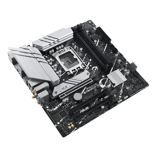 Asus Alaplap - Intel PRIME B760M-A WIFI s1700 (B760, 4xDDR5 7200+MHz, 4xSATA3, 2xM.2, 2xHDMI+DP) - Image 4