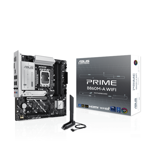 ASUS PRIME B860M-A Wi-Fi Intel B860 LGA1851 mATX alaplap - Image 1