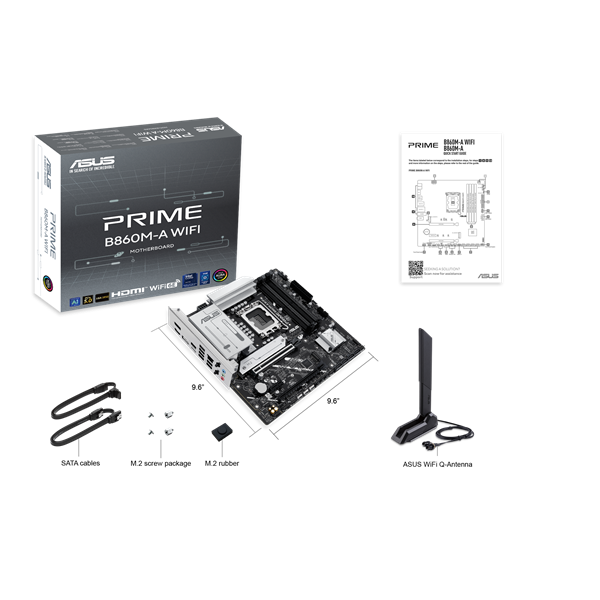 ASUS PRIME B860M-A Wi-Fi Intel B860 LGA1851 mATX alaplap - Image 5