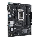 Asus Alaplap - Intel PRIME H610M-R D4-SI (H610, 2xDDR4 3200MHz, 4xSATA3, 1xM.2, HDMI+DVI+VGA) - Image 2