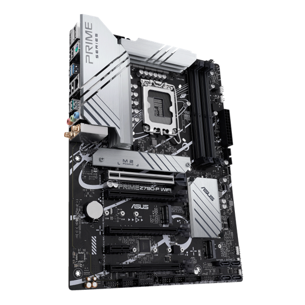 Asus Alaplap - Intel PRIME Z790-P WIFI LGA1700 (Z790, ATX, 4xDDR5 7200+MHz, 4xSATA3, 3xM.2, HDMI+DP) - Image 3