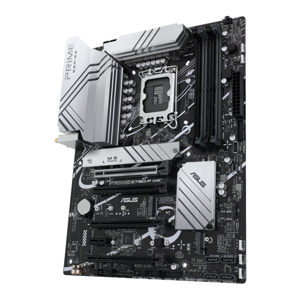 Asus Alaplap - Intel PRIME Z790-P WIFI LGA1700 (Z790, ATX, 4xDDR5 7200+MHz, 4xSATA3, 3xM.2, HDMI+DP) - Image 4