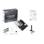 Asus Alaplap - Intel PRIME Z890-P WIFI LGA1851 (Z890, ATX, 4xDDR5 8666+MHz, 4xSATA3, 4xM.2, HDMI+DP) - Image 5