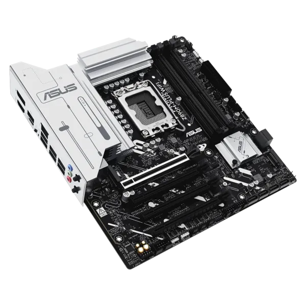 Asus Alaplap - Intel PRIME Z890M-PLUS WIFI LGA1851 (Z890, ATX, 4xDDR5 8666+MHz, 6xSATA3, 3xM.2, HDMI+DP+Type-C) - Image 3