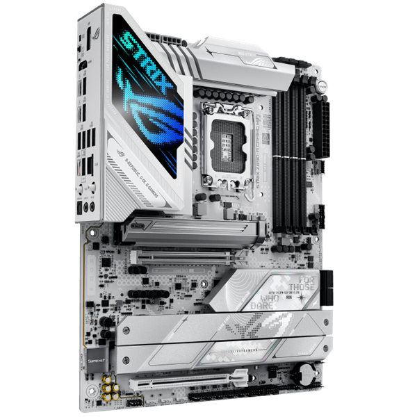 Asus Alaplap - Intel ROG STRIX Z890-A GAMING WIFI LGA1851 (Z890, ATX, 4xDDR5 9066+MHz, 4xSATA3, 7xM.2, HDMI+DP) - Image 3
