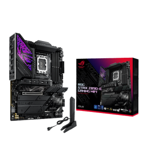 Asus Alaplap - Intel ROG STRIX Z890-E GAMING WIFI LGA1851 (Z890, ATX, 4xDDR5 8800+MHz, 4xSATA3, 7xM.2, HDMI+DP)