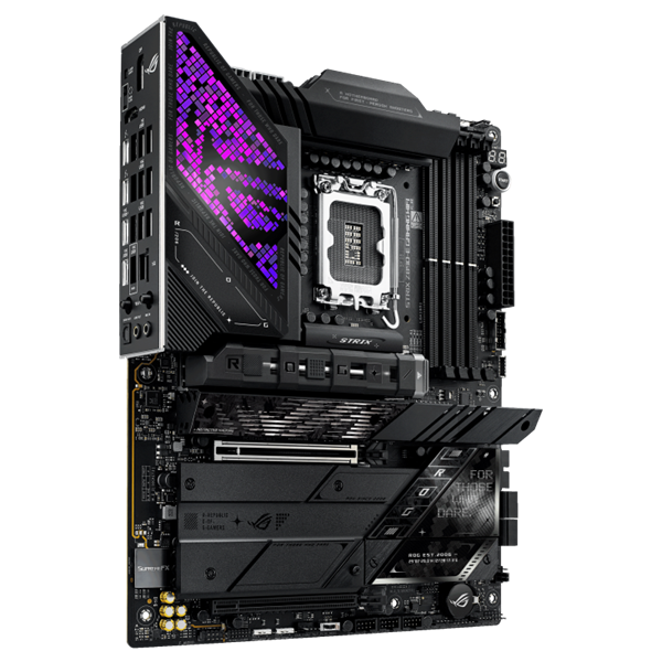 Asus Alaplap - Intel ROG STRIX Z890-E GAMING WIFI LGA1851 (Z890, ATX, 4xDDR5 8800+MHz, 4xSATA3, 7xM.2, HDMI+DP) - Image 3
