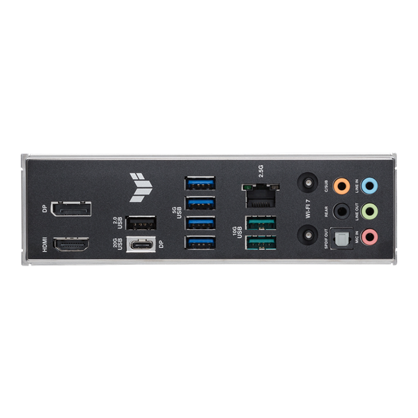 Asus Alaplap - Intel TUF GAMING B860M-PLUS WIFI s1851 (B860, 4xDDR5 8800+MHz, 4xSATA3, 3xM.2, HDMI+DP+USB-C) - Image 4