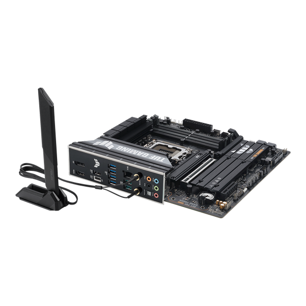 Asus Alaplap - Intel TUF GAMING B860M-PLUS WIFI s1851 (B860, 4xDDR5 8800+MHz, 4xSATA3, 3xM.2, HDMI+DP+USB-C) - Image 5