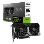 Asus Videokártya - nVidia DUAL-RTX5060TI-O8G (8192MB, GDDR7, 128bit, 1xHDMI, 3xDP)