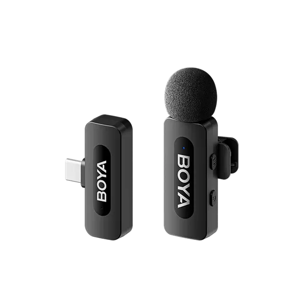 BOYA Mikrofon - BY-V10 V2.0 (Vezeték nélküli, fekete, USB-C)