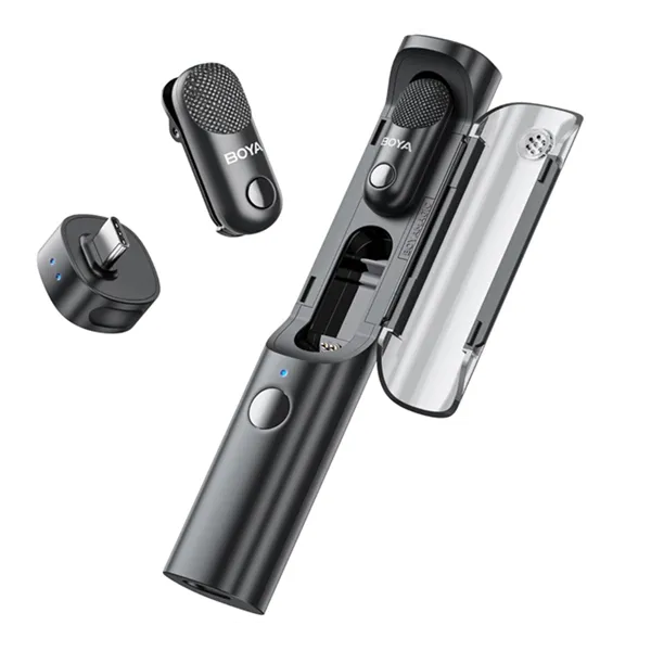 BOYA Mikrofon - Magic-05 (Vezeték nélküli, fekete, 2TX+1RX, USB-C)