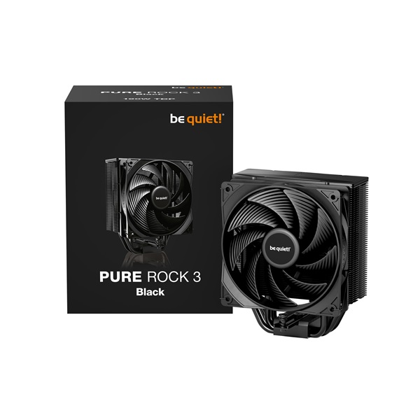 Be Quiet! CPU Cooler - PURE ROCK 3 Black (AMD: AM4/AM5; Intel: 1851/1700/1200/1150/1151/1155) - Image 11