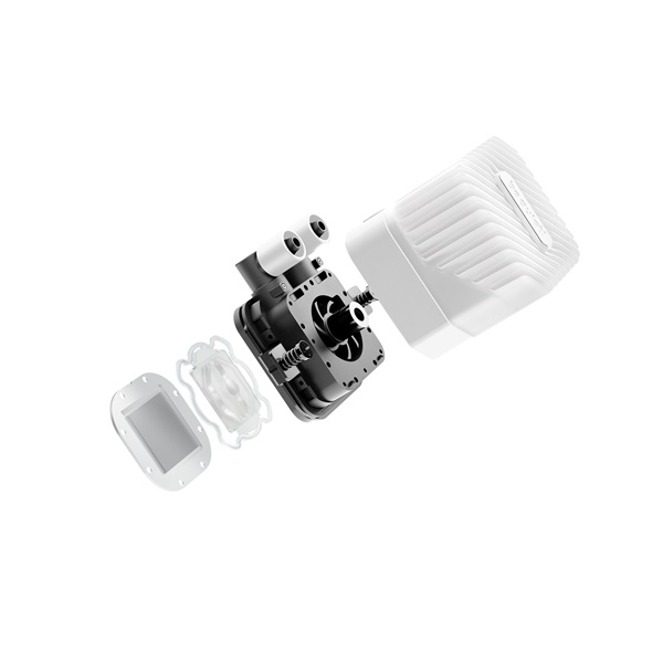Be Quiet! CPU Water Cooler - LIGHT LOOP 360mm White (3x120mm, csatlakozó: 3pin, cső hossza: 400mm, fehér) - Image 3