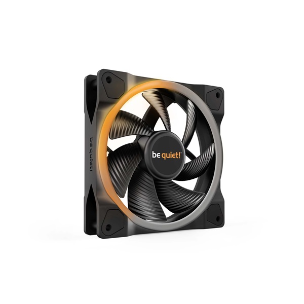 Be Quiet! Cooler 12cm - LIGHT WINGS 120mm PWM (RGB, 1700rpm, 20,6dB, fekete) - Image 1