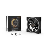 Be Quiet! Cooler 12cm - LIGHT WINGS 120mm PWM high-speed (RGB, 2500rpm, 31dB, fekete) - Image 5