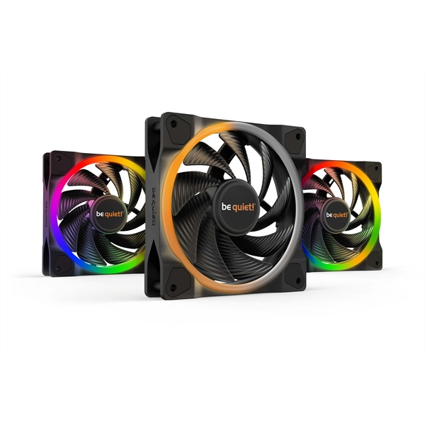 Be_Quiet_Cooler_12cm_-_LIGHT_WINGS_120mm_PWM_high-speed_Triple-Pack_RGB_2500rpm_31dB_fekete-i358659.jpg Be Quiet! Cooler 12cm - LIGHT WINGS 120mm PWM high-speed Triple-Pack (RGB, 2500rpm, 31dB, fekete) - Image 1