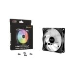 Be Quiet! Cooler 12cm - LIGHT WINGS LX 120mm PWM high-speed (RGB, 2100rpm, 30,9dB, fekete) - Image 5