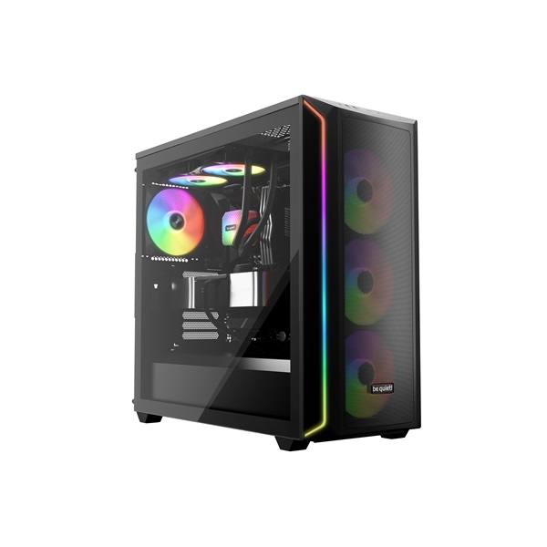Be Quiet! Cooler 12cm - LIGHT WINGS LX 120mm PWM high-speed Triple-Pack (RGB, 2100rpm, 30,9dB, fekete) - Image 2