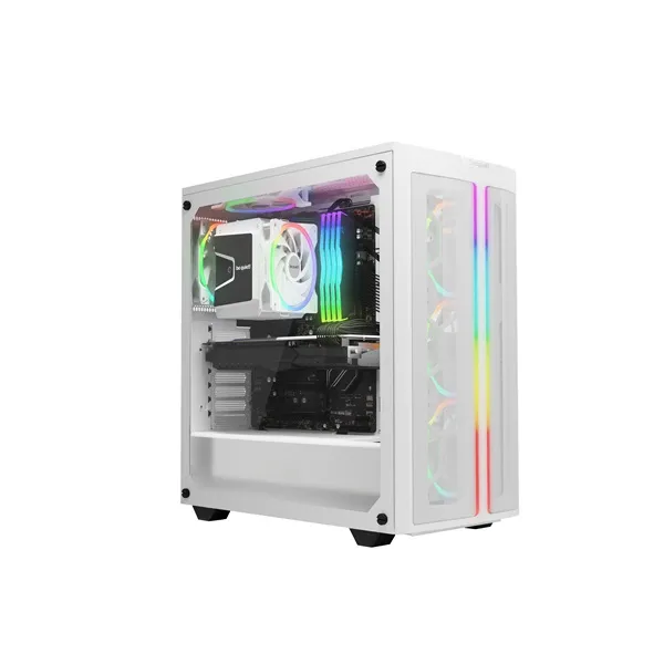 Be Quiet! Cooler 12cm - LIGHT WINGS WHITE 120mm PWM Triple Pack (RGB, 1700rpm, 20,6dB, fehér) - Image 2