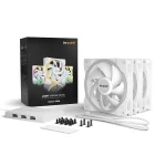 Be Quiet! Cooler 12cm - LIGHT WINGS WHITE 120mm PWM Triple Pack (RGB, 1700rpm, 20,6dB, fehér) - Image 6